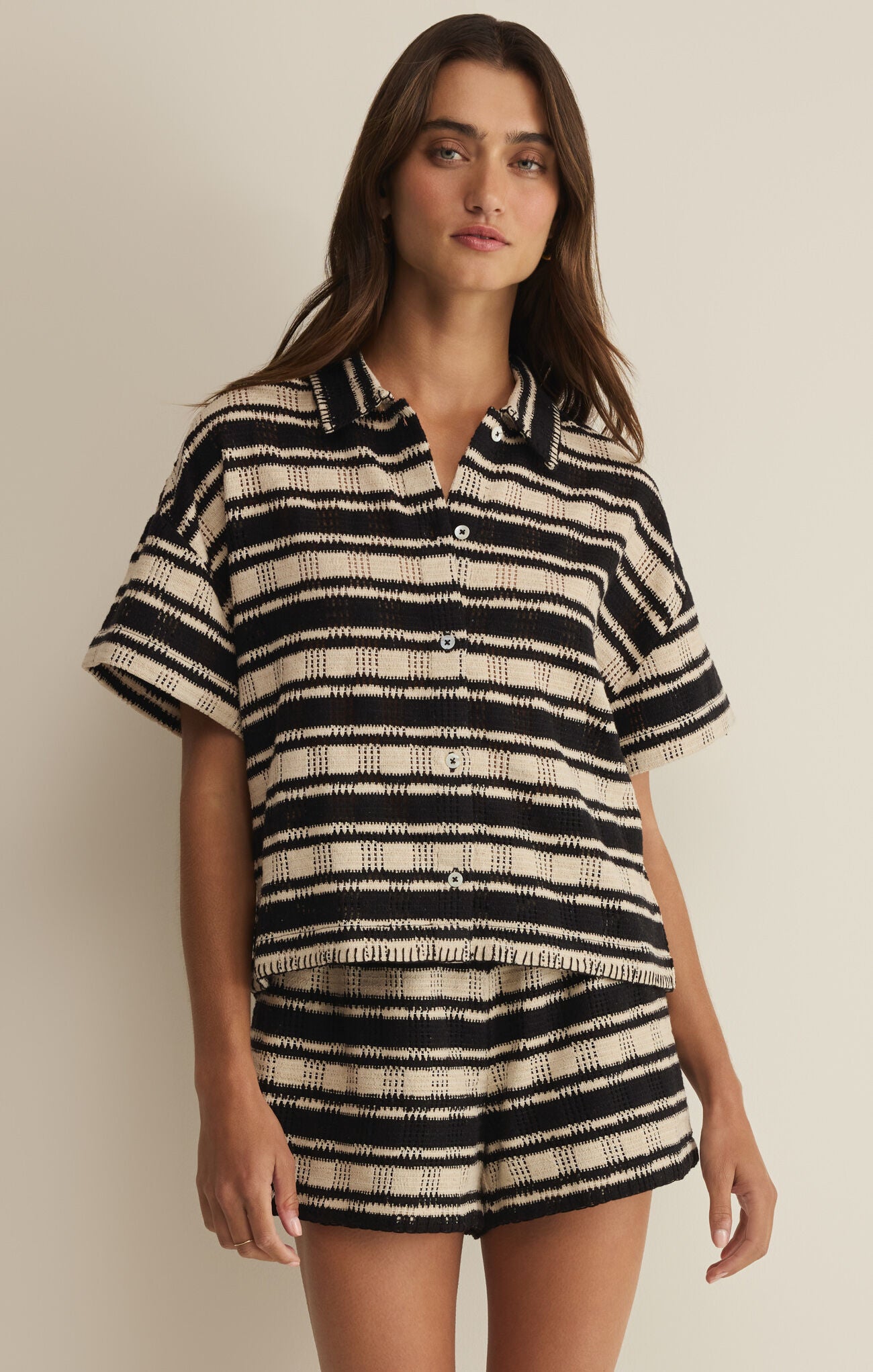 Monaco button down and Arezzo Shorts By Z Supply