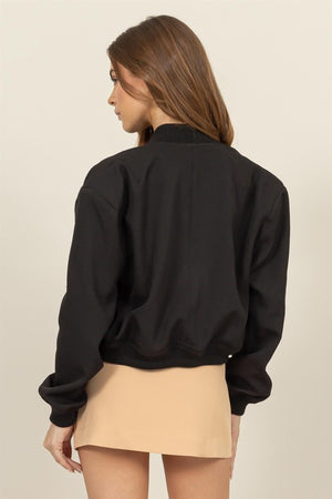 Elaina Elevated Utility Bomber Jacket