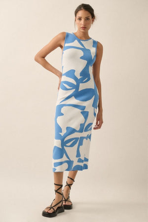 Casablanca Floral Knit Dress