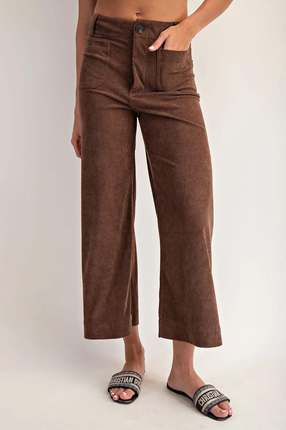 Chloe Corduroy Pocket Pants