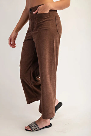 Chloe Corduroy Pocket Pants