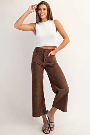 Chloe Corduroy Pocket Pants