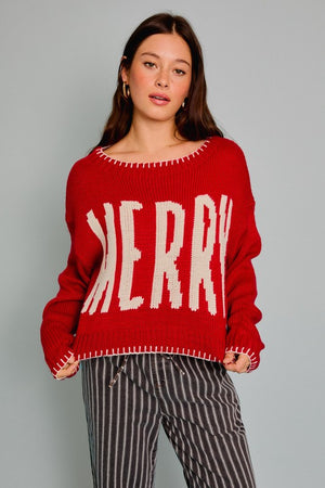 Feeling Merry Cropped Sweater