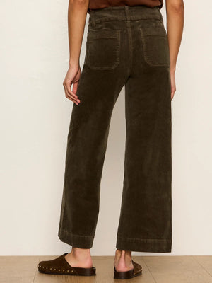 Chelsea Wide Leg Corduroy Pant in Kalamata