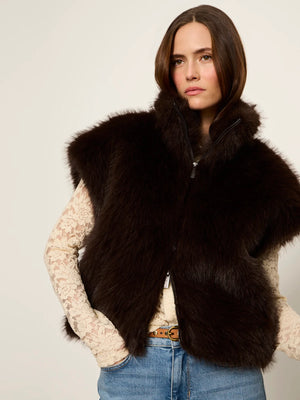 Savanah Silky smooth Fur Vest