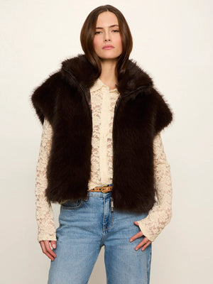 Savanah Silky smooth Fur Vest