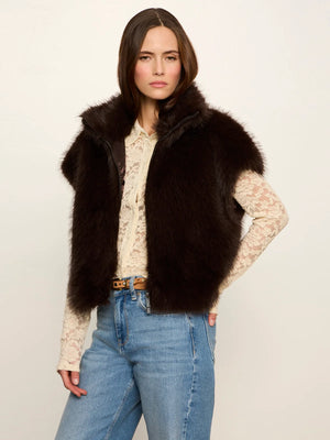 Savanah Silky smooth Fur Vest