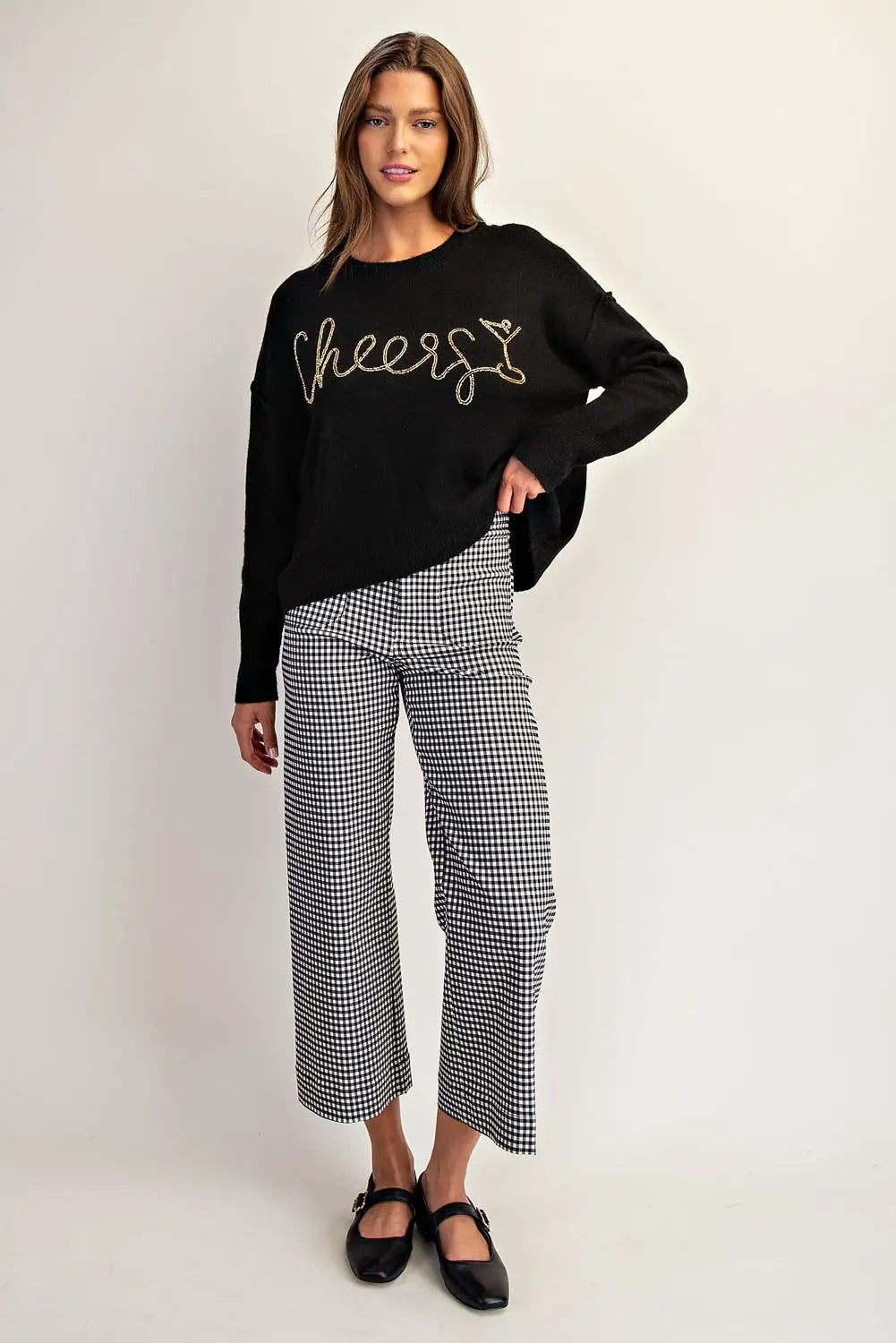 Cheers to you Beaded Sweater