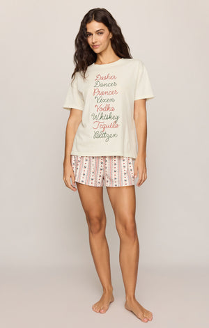 Reindeer Boyfriend Tee (Z Supply)