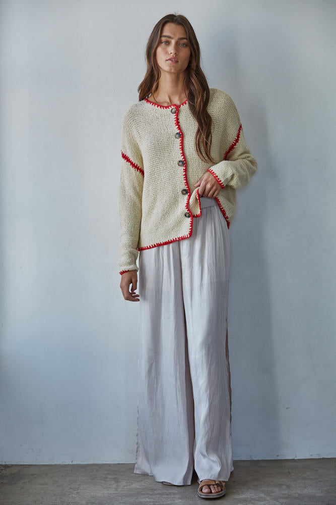 Stacey Stitched Cardigan