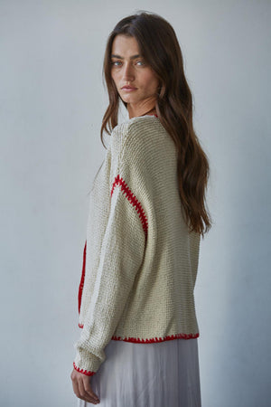 Stacey Stitched Cardigan