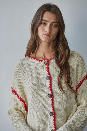 Stacey Stitched Cardigan