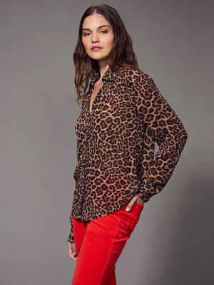 Front Row Scarf Blouse