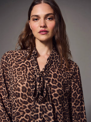 Front Row Scarf Blouse