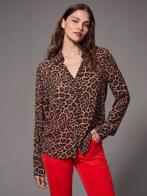 Front Row Scarf Blouse