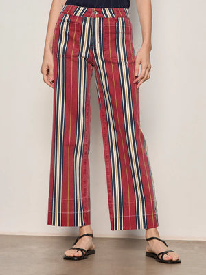 Sally Striped Mariner Denim Jeans