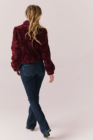 Elanor Elegant Fur Zip up Jacket