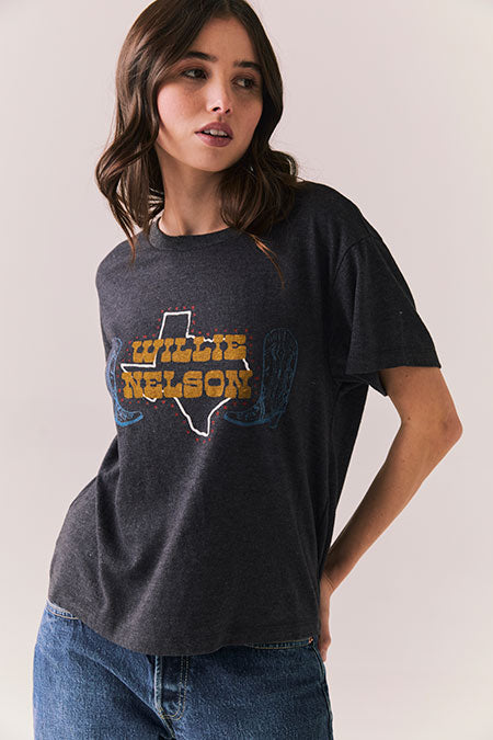 WIllie Nelson Graphic Stretchy Tee