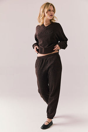 Lady in Leopard Soft Sweatshirt/Hoodie/Joggers (sold Separtely)