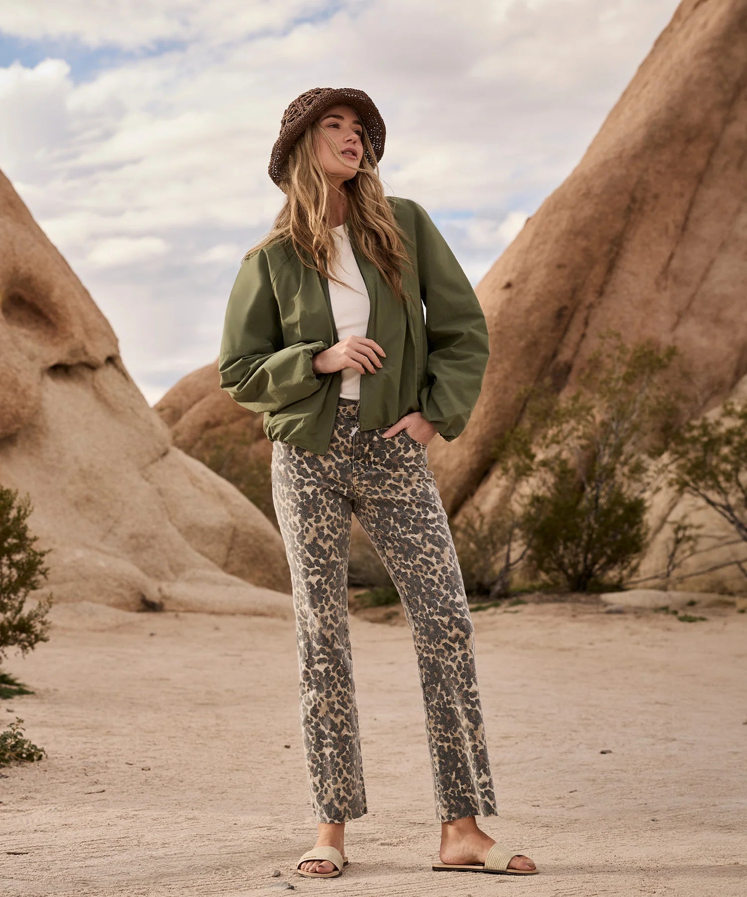Kelsey High Rise Ankle Flare Pants