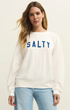 Salty Boyfriend Sweatshirt By Z Supply