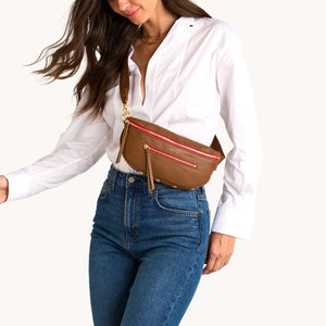 Hammitt Charles Cross Body in Medium (3 colors) toasty sand, mahogany and black