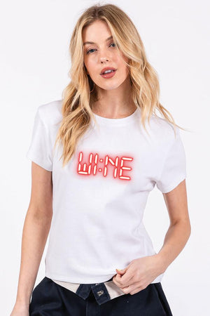 Wine Time Baby Tee