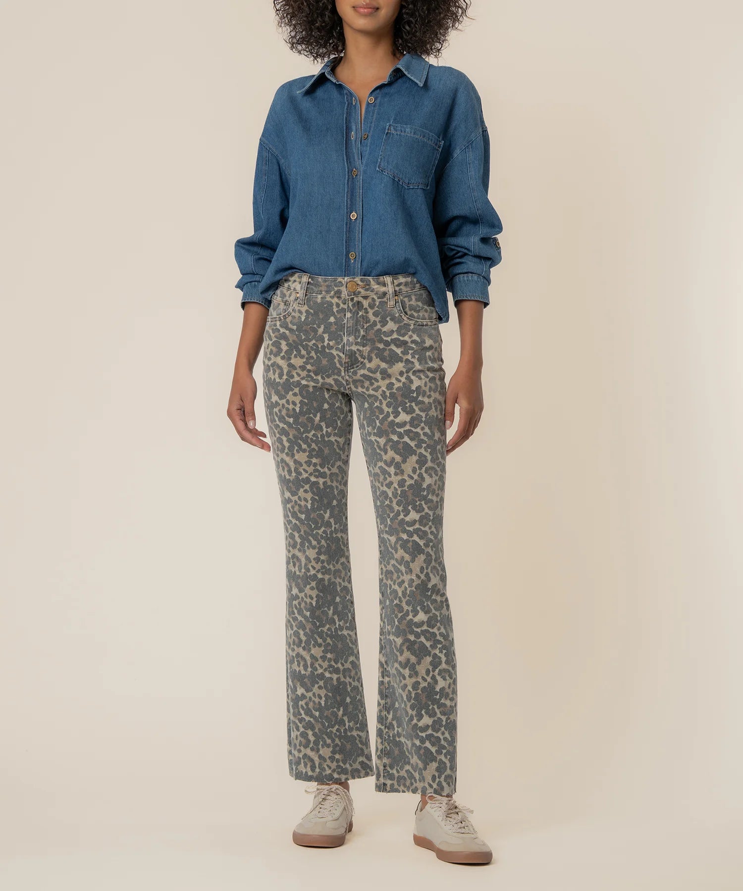 Kelsey High Rise Ankle Flare Pants