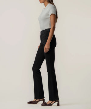 Black Natalie High Rise Fab Ab Bootcut jeans!