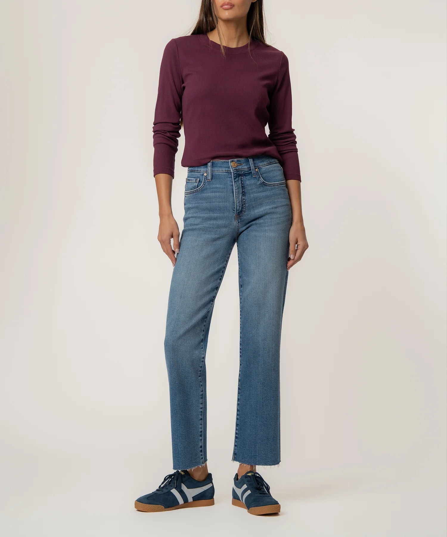 Avery High Rise Straight Leg jeans