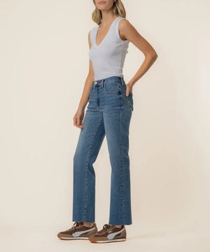 Avery High Rise Straight Leg jeans