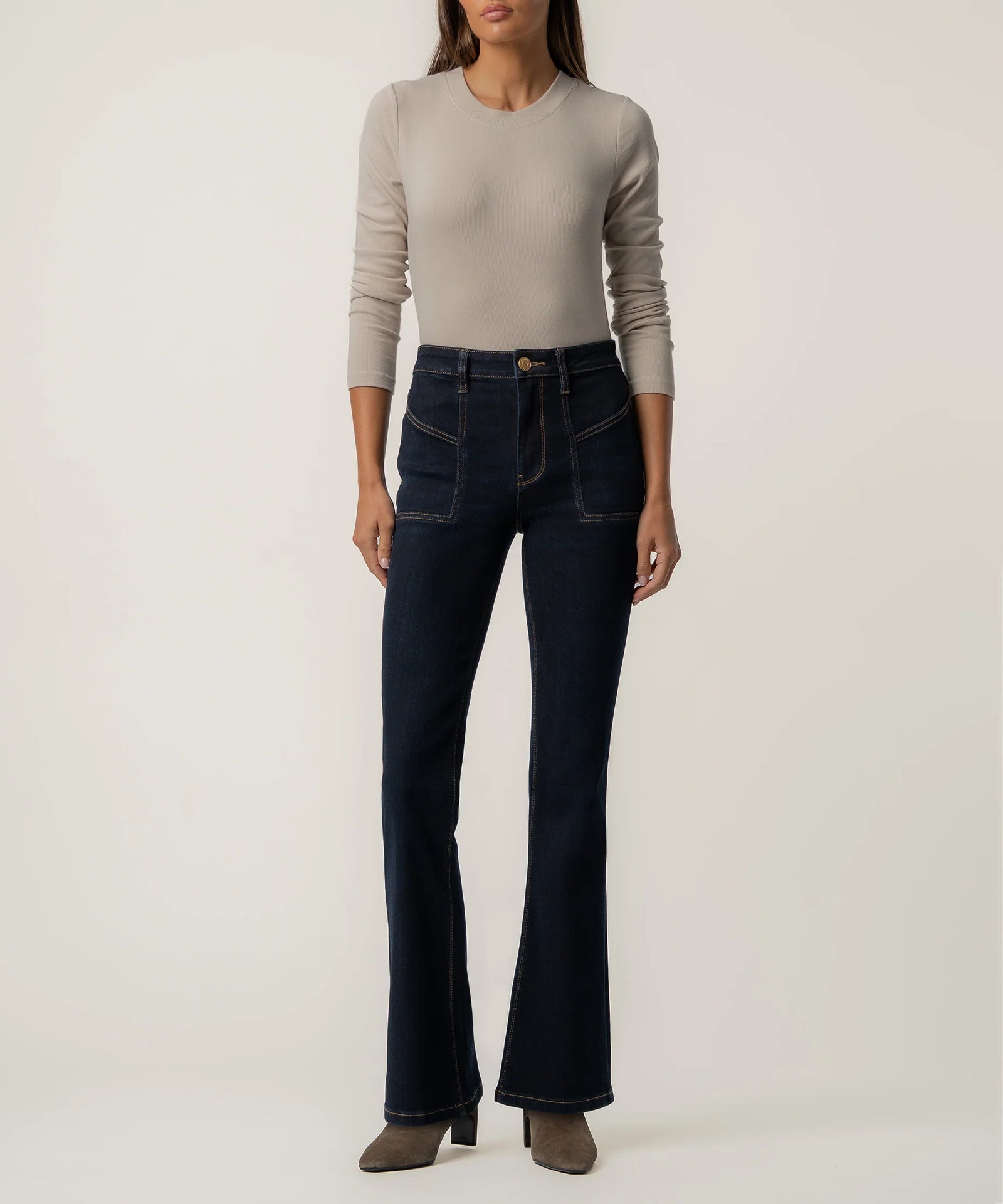 Stella High Rise Flare In Wind