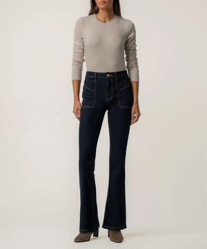 Stella High Rise Flare In Wind