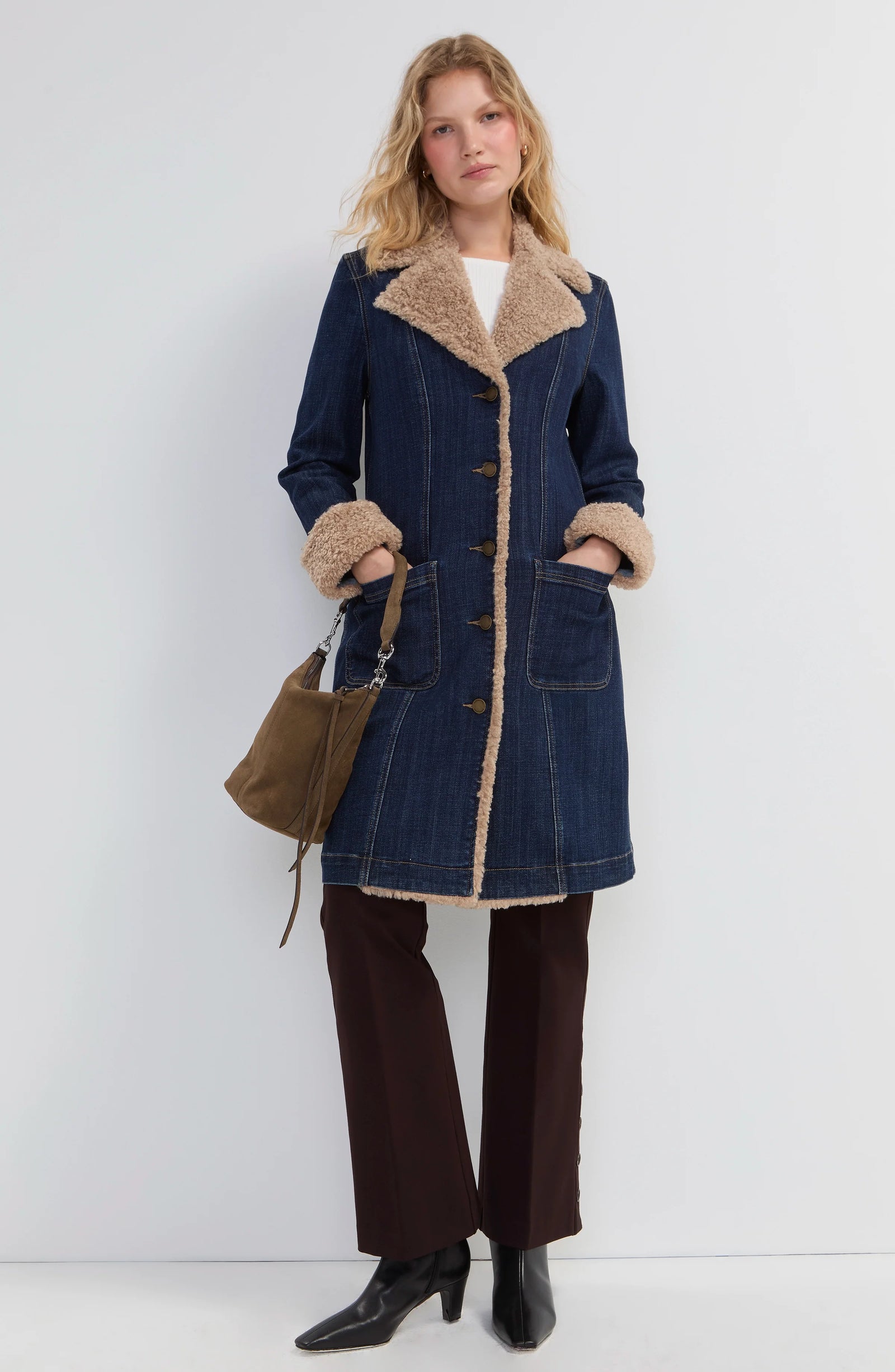 Sheena Sherpa Trimmed Jacket