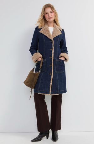 Sheena Sherpa Trimmed Jacket
