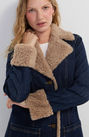 Sheena Sherpa Trimmed Jacket