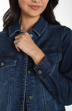 Fit and Flare Trucker Jacket