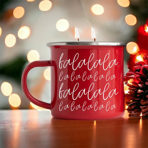 Falalala Candle Mug (reusable mug)