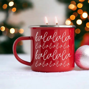 Falalala Candle Mug (reusable mug)