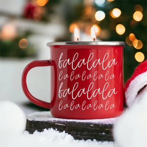 Falalala Candle Mug (reusable mug)