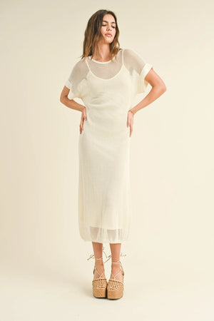 Every Occasion Knitted Dress with Slip