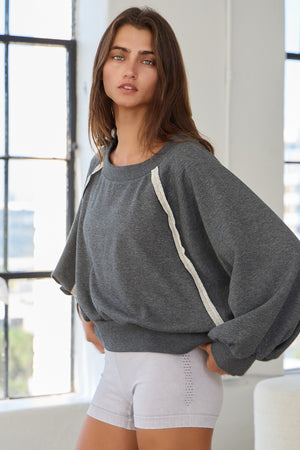 Out of the Box Outseam Dolman Sleeve Sweatshirt