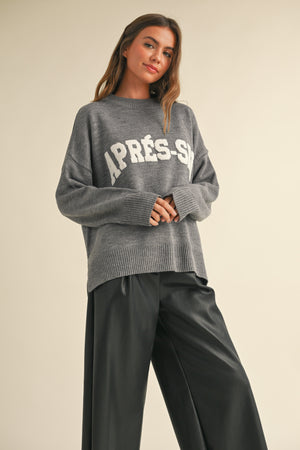 Apres Ski soft sweater with Side Slits