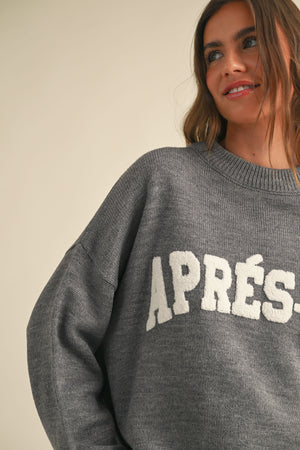 Apres Ski soft sweater with Side Slits