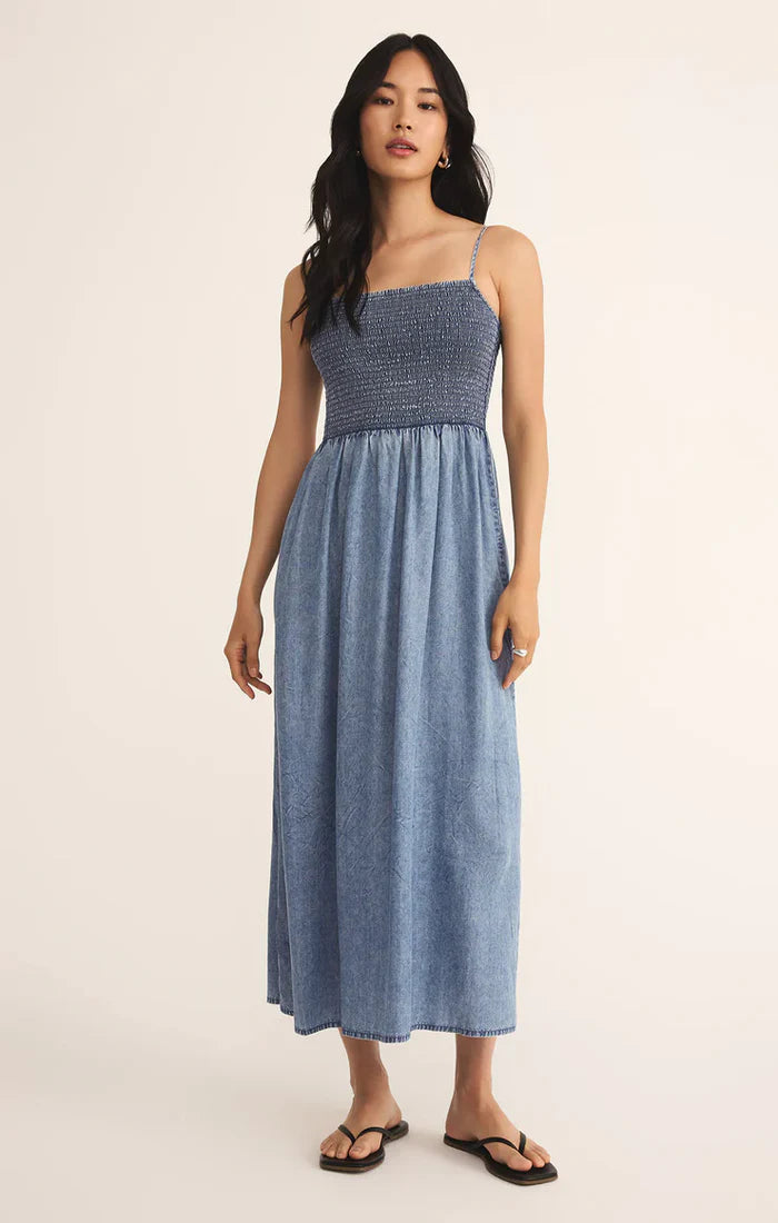 BaySide Chambray Maxi Dress By Z Supply