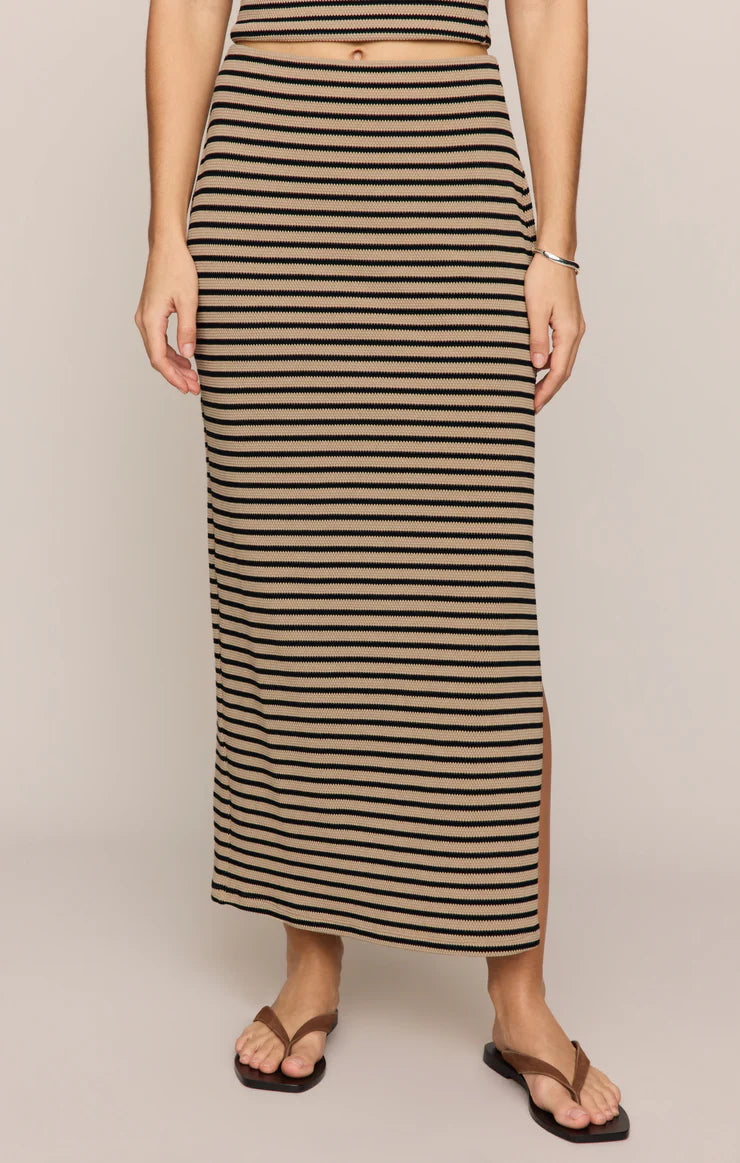 Ainslee Striped Midi Skirt By Z SUPPLY (RESTOCK!!)  BEST SELLER