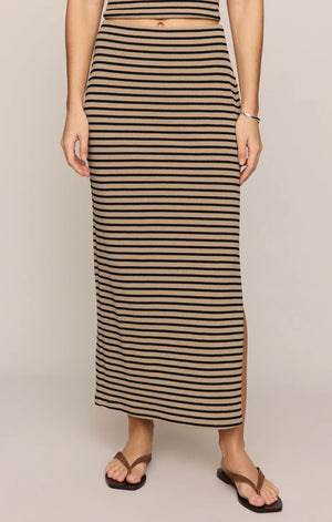 Ainslee Striped Midi Skirt By Z SUPPLY (RESTOCK!!)  BEST SELLER