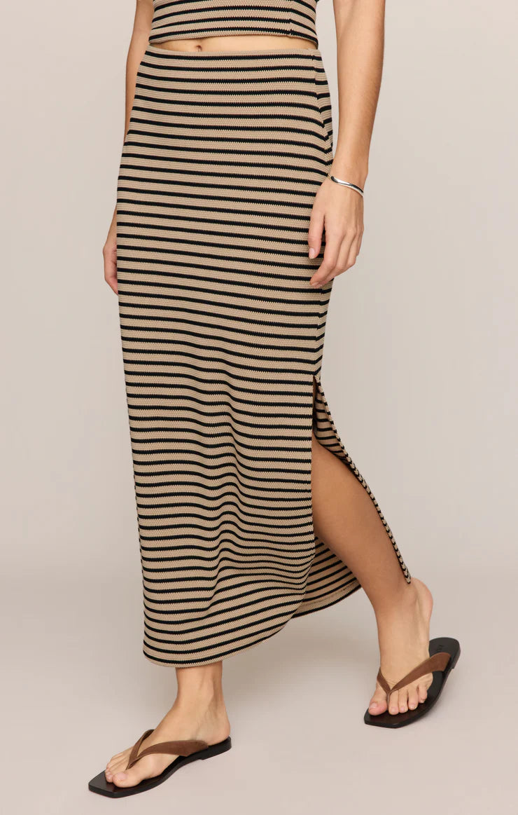 Ainslee Striped Midi Skirt By Z SUPPLY (RESTOCK!!)  BEST SELLER