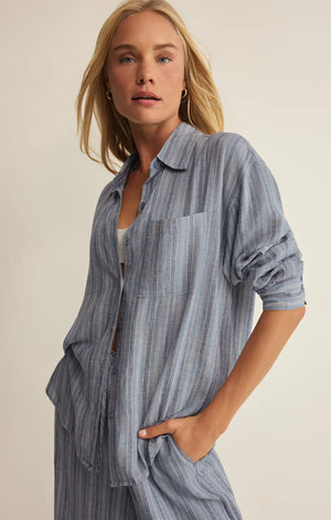 The Perfect Striped Button Down and Pants Set (sold Separately)