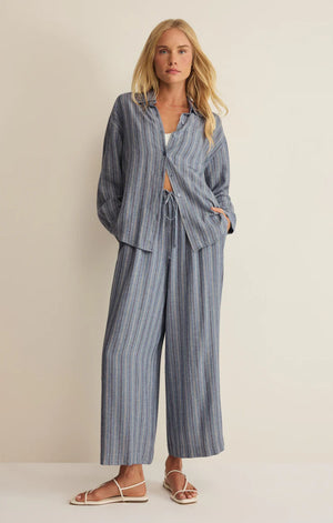The Perfect Striped Button Down and Pants Set (sold Separately)